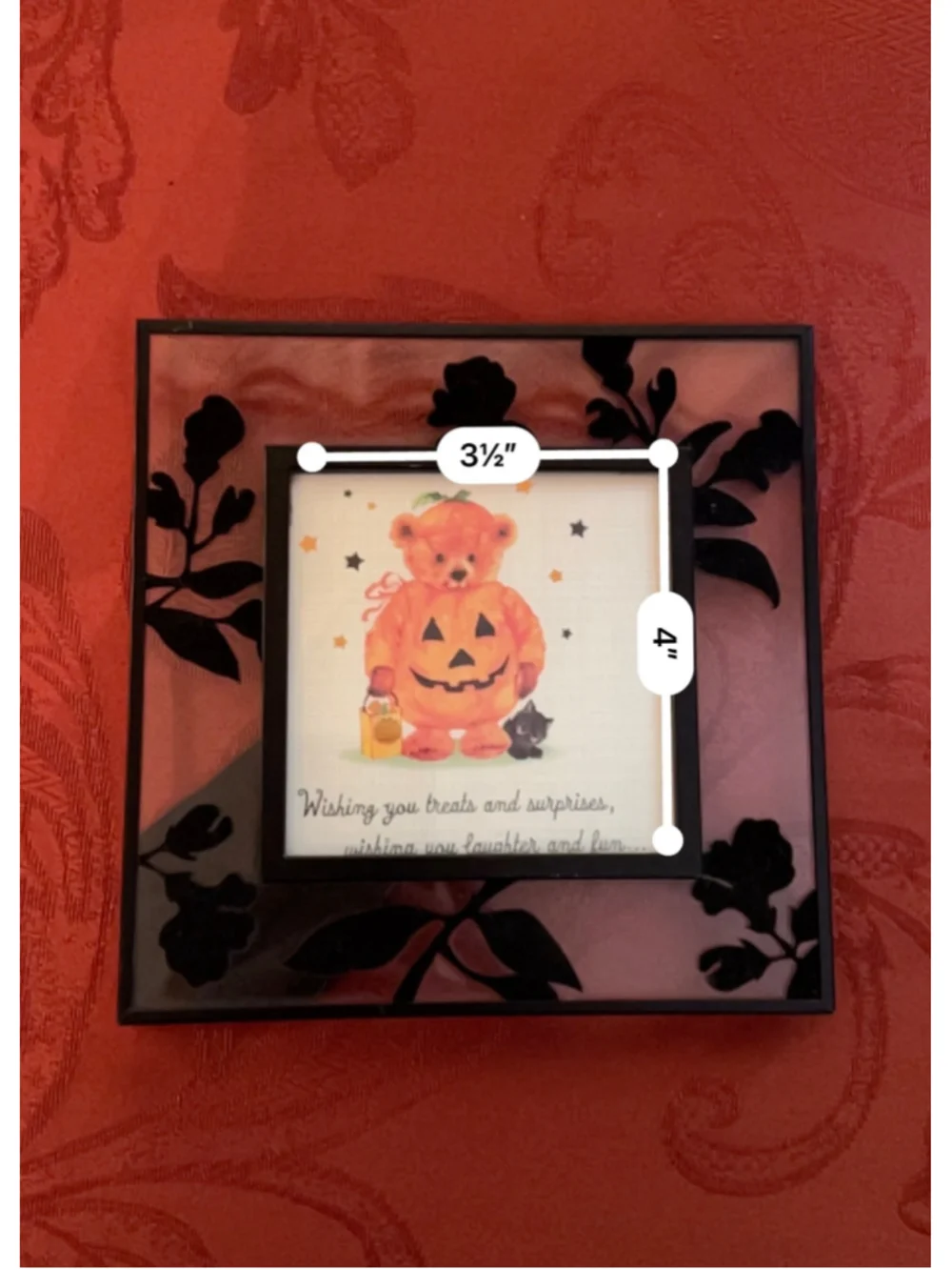 VTG Black Picture Frame One Size Black